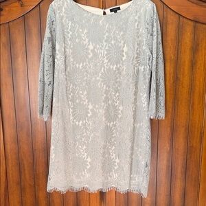 Elegant Lace Overlay Women's dress
